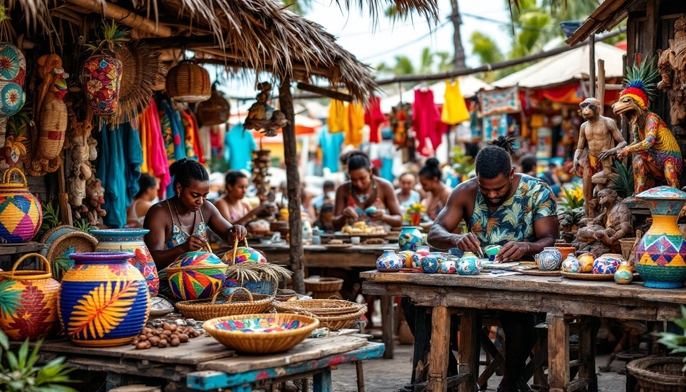 découvrez les richesses des traditions artisanales des outre-mer français, un voyage au cœur des savoir-faire uniques et des cultures fascinantes. plongez dans l'univers des métiers d'art qui perpétuent l'héritage créole, entre créativité et authenticité.